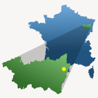 Localisation de Saint-Léon'Art Expression - Saint-Léonard - Vosges